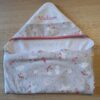 Cape de bain bébé personnalisé avec prénom