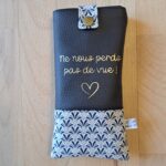 Etui à lunettes avec message
