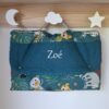 Pochette tapis à langer avec prénom