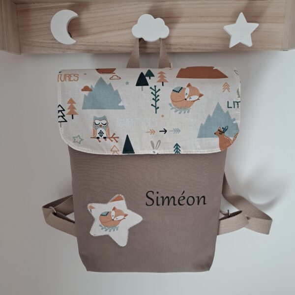 Sac à dos enfant avec prénom