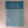 protège cahier maîtresse registre d'appel