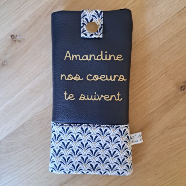 Etui à lunettes avec message