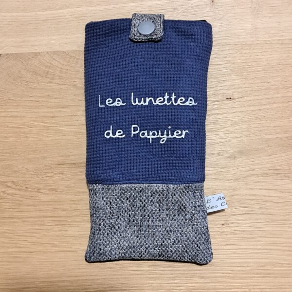 Etui à lunettes avec message personnalisé