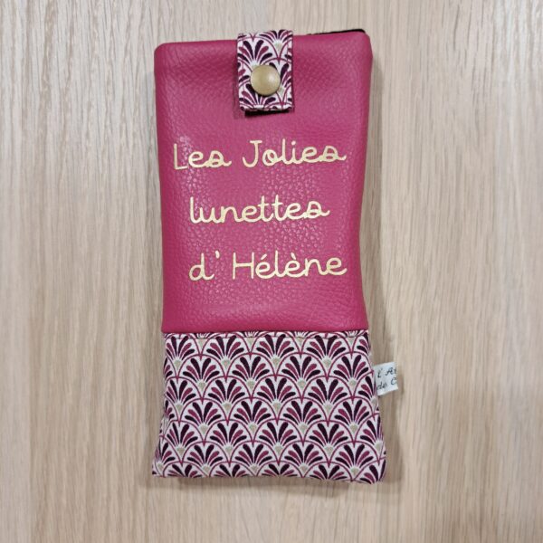 Etui à lunettes personnalisé