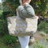 Sac cabas velours