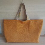 Sac cabas velours