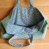 Sac cabas velours
