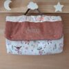 Pochette tapis à langer personnalisé
