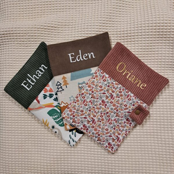 Protège carnet de santé avec prénom