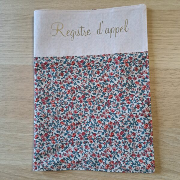Protège cahier registre d'appel