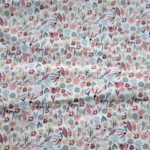 Fleurs et herbes rose blush, grises et ocres