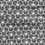 Pétales géométriques noires et dorées