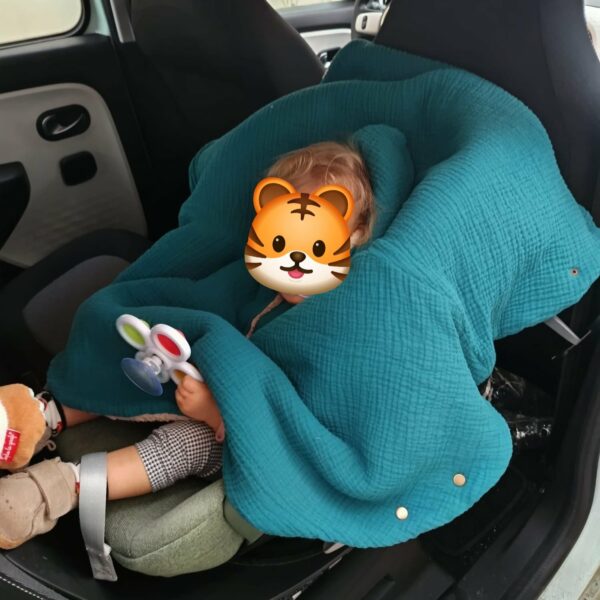 Poncho bébé voiture