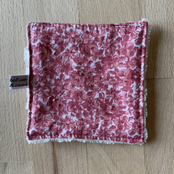Lingettes en tissu cotons lavables
