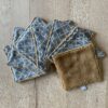 Lingettes en tissu cotons lavables