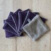 Lingettes en tissu cotons lavables