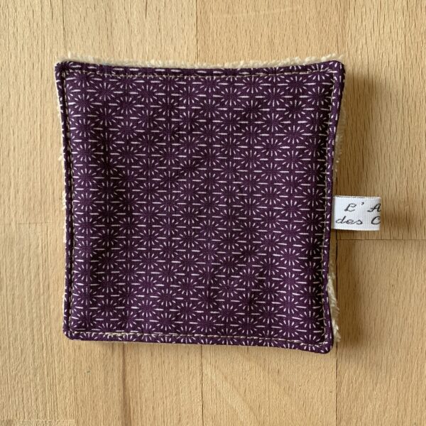 Lingettes en tissu cotons lavables
