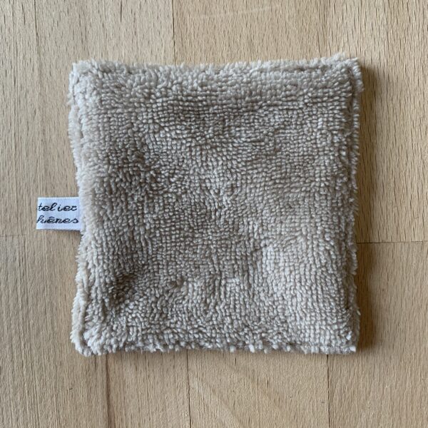 Lingettes en tissu cotons lavables