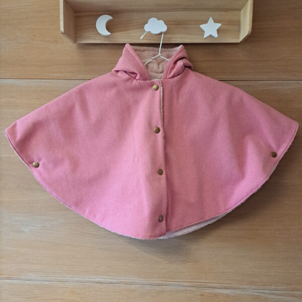 Poncho imperméable/ voiture personnalisable 12-18 mois (Délai d'expédition 2 semaines)