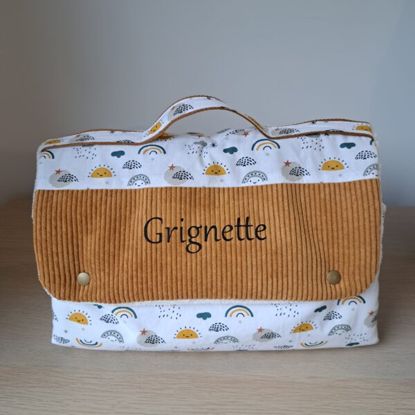 Pochette à langer avec prénom