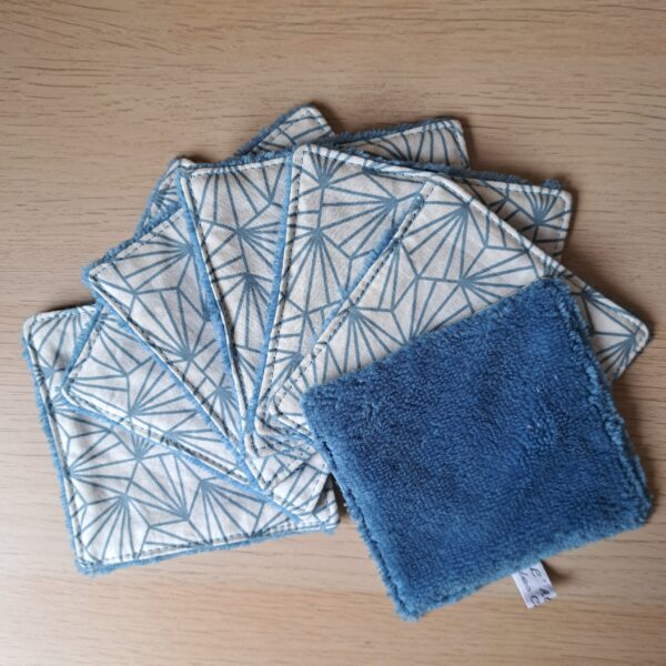 Lingettes cotons lavables