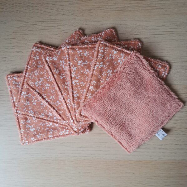 Lingettes cotons lavables