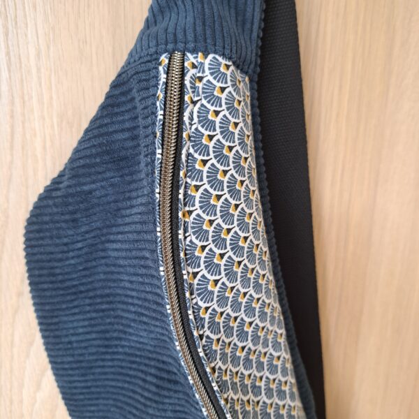 Sac banane velours côtelé