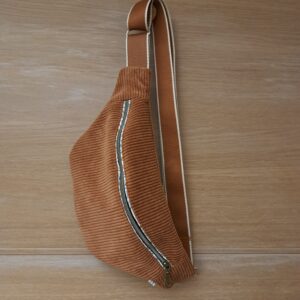 Sac banane velours