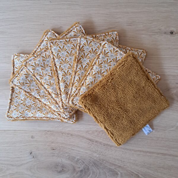 Lingettes lavables avec pochette
