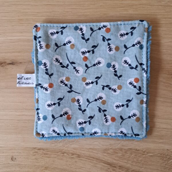 Lingettes lavables avec pochette