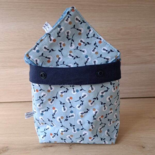 Lingettes lavables avec pochette