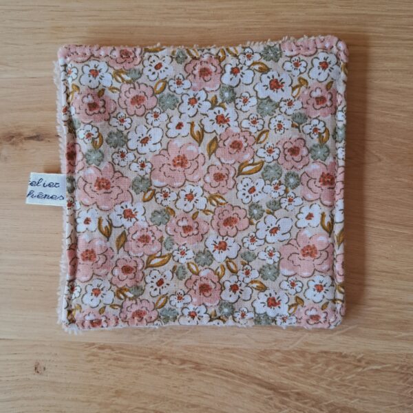 Lingettes lavables avec pochette