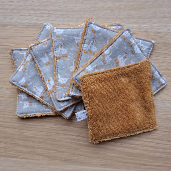 Cotons lingettes lavables