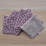 Cotons lingettes lavables