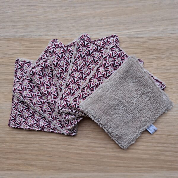 Cotons lingettes lavables