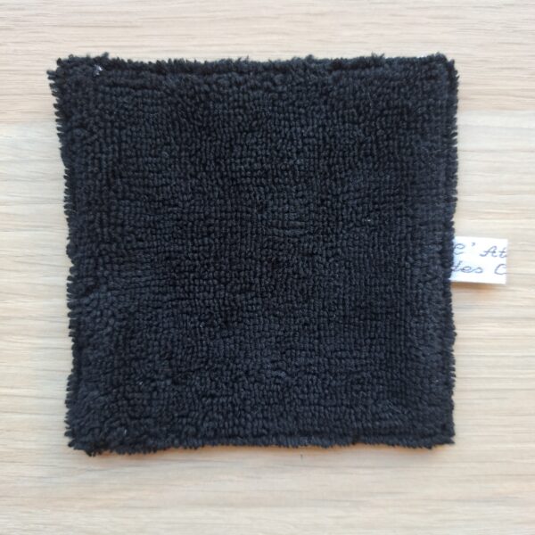 Lingettes cotons lavables avec panier de rangement