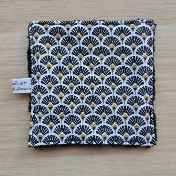 Lingettes cotons lavables avec panier de rangement