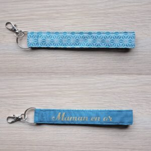 Porte clé dragonne maman