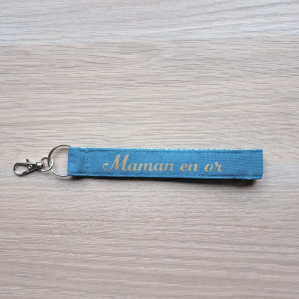 Porte clé dragonne maman