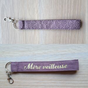 Porte clé dragonne maman