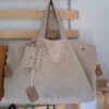 Sac cabas velours côtelé