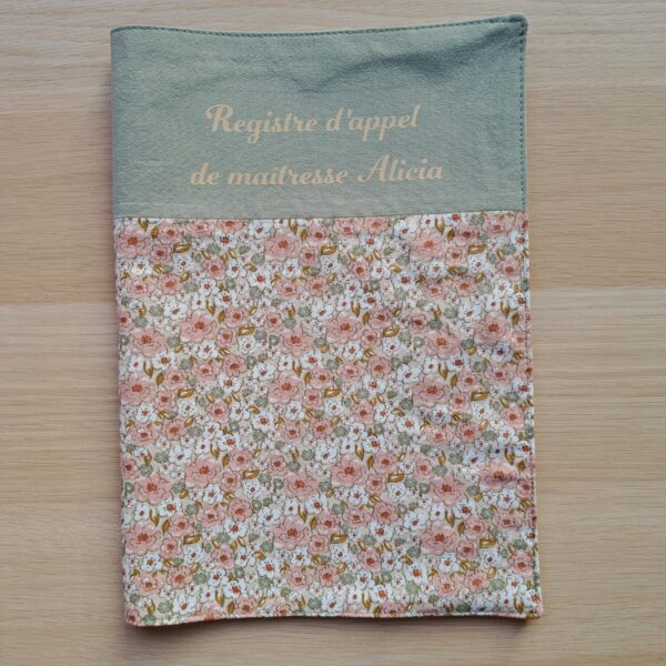 Protège cahier d'appel maîtresse