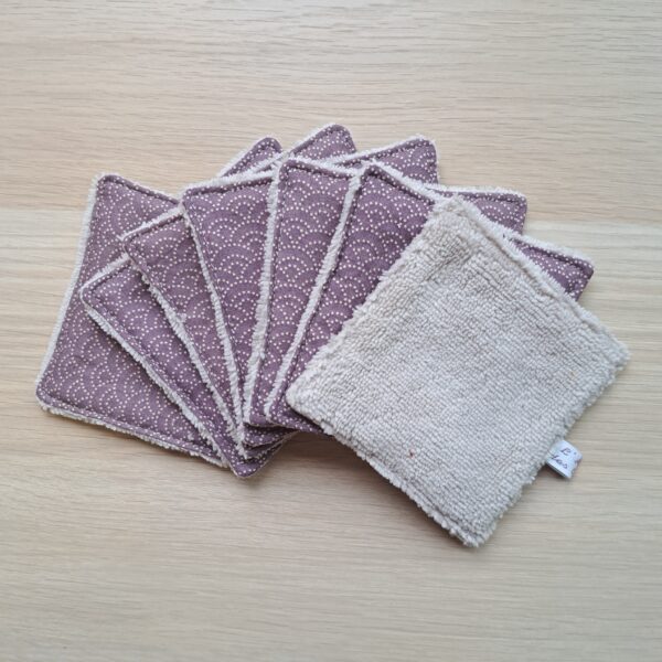 Cotons lingettes lavables
