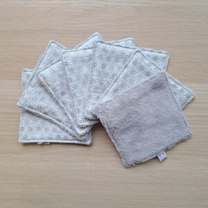 Cotons lingettes lavables